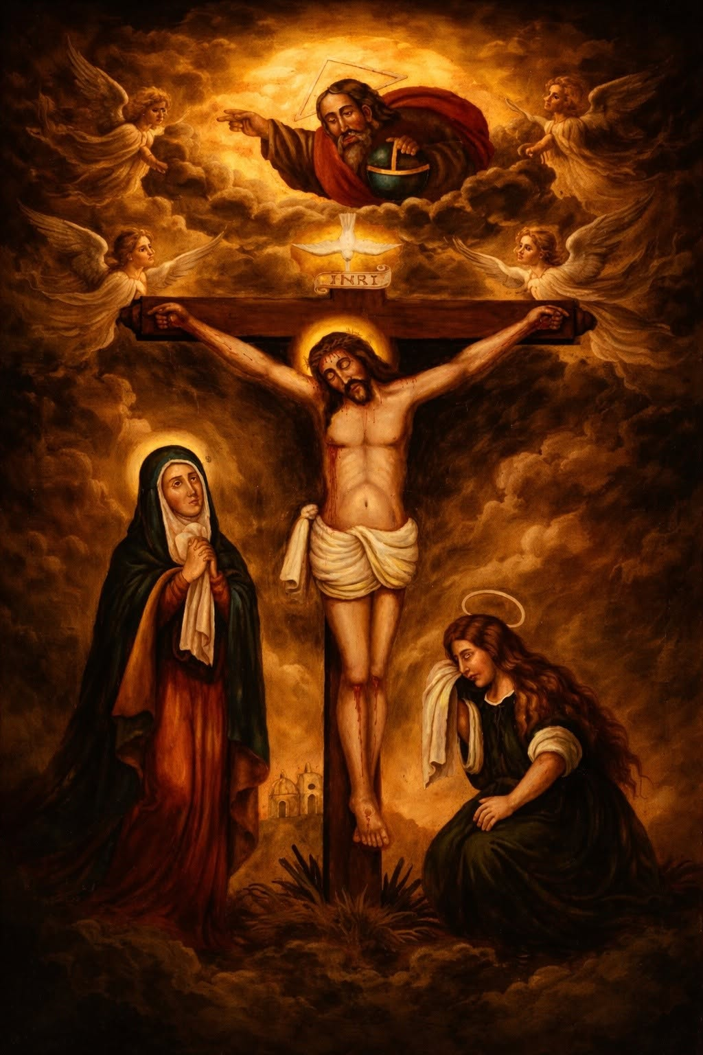 Lienzo oficial del Señor de los Milagros de Comas
