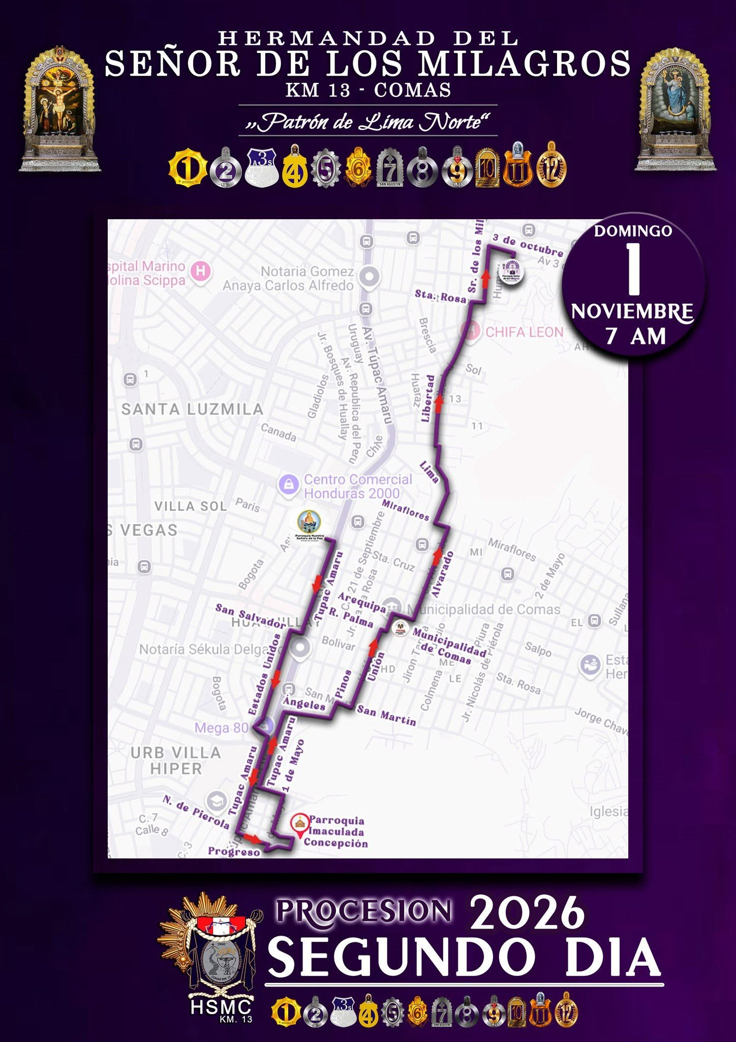 Recorrido 1 de noviembre