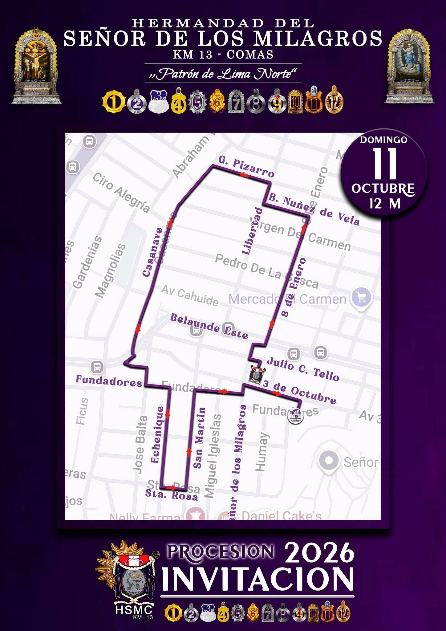 Recorrido 11 de octubre